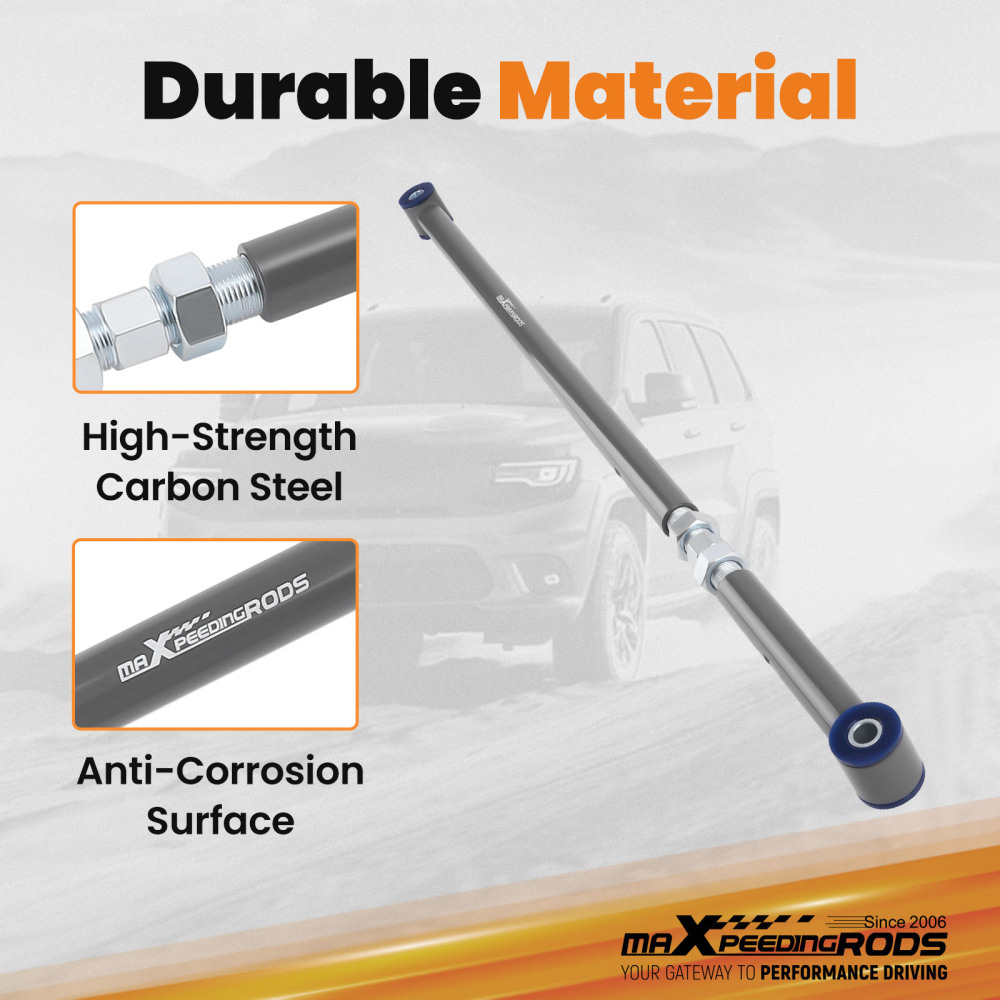 Rear Upper Lower Control Arms + Compatible for Panhard Track Bar Set For 2005-2010 compatible for Ford Mustang