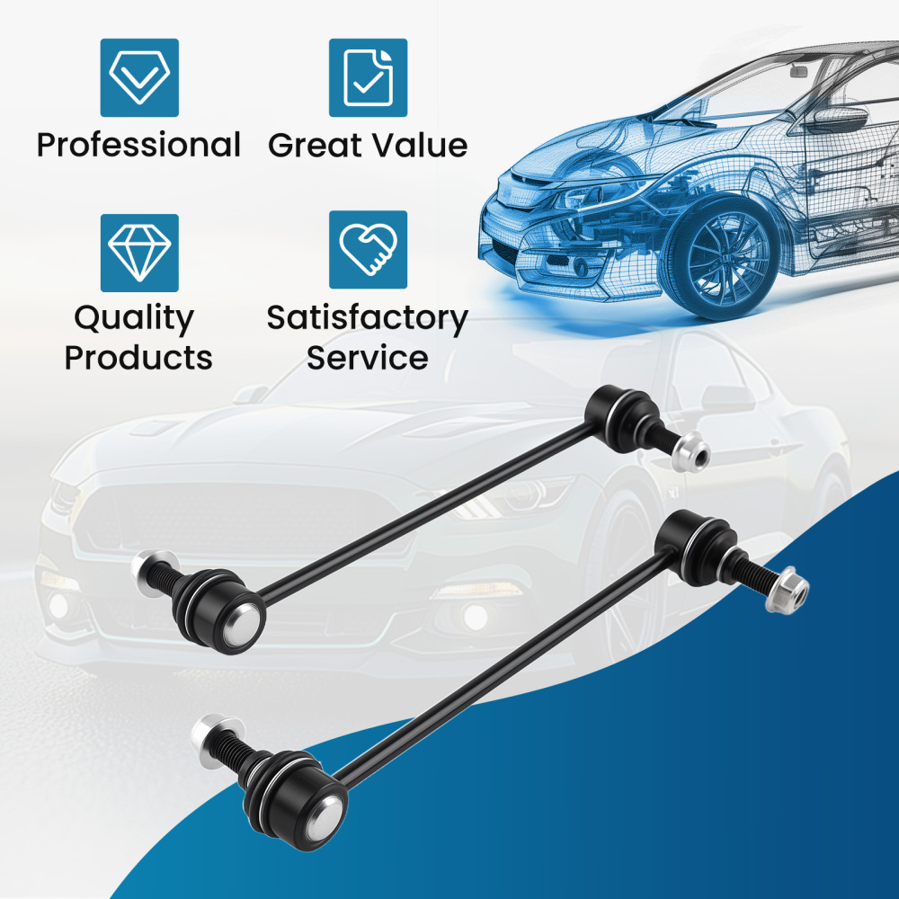 Front Stabilizer Bar Assembly compatible for Ford Mustang 05-14 K80899 LH RH Both Sides