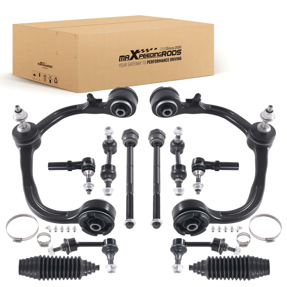 12pc Upper Control Arms Sway Bar Link Tie Rod for Expedition Navigator 2003-2004