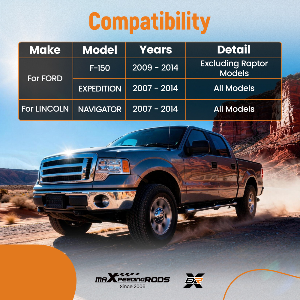 Front Upper Suspension Control Arm compatible for Ford F-150 EXPEDITION NAVIGATOR 2007-2014