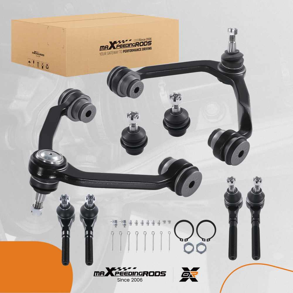 8x Front Upper Control Arm w/Ball Joint compatible for Ford Expedition F-150 4WD 1997-2003