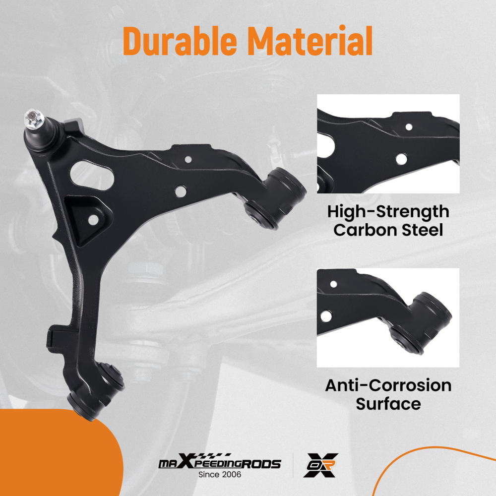 1x Front Lower Left Control Arm compatible for Ford Expedition F150 F250 F350 4WD 1997-2003