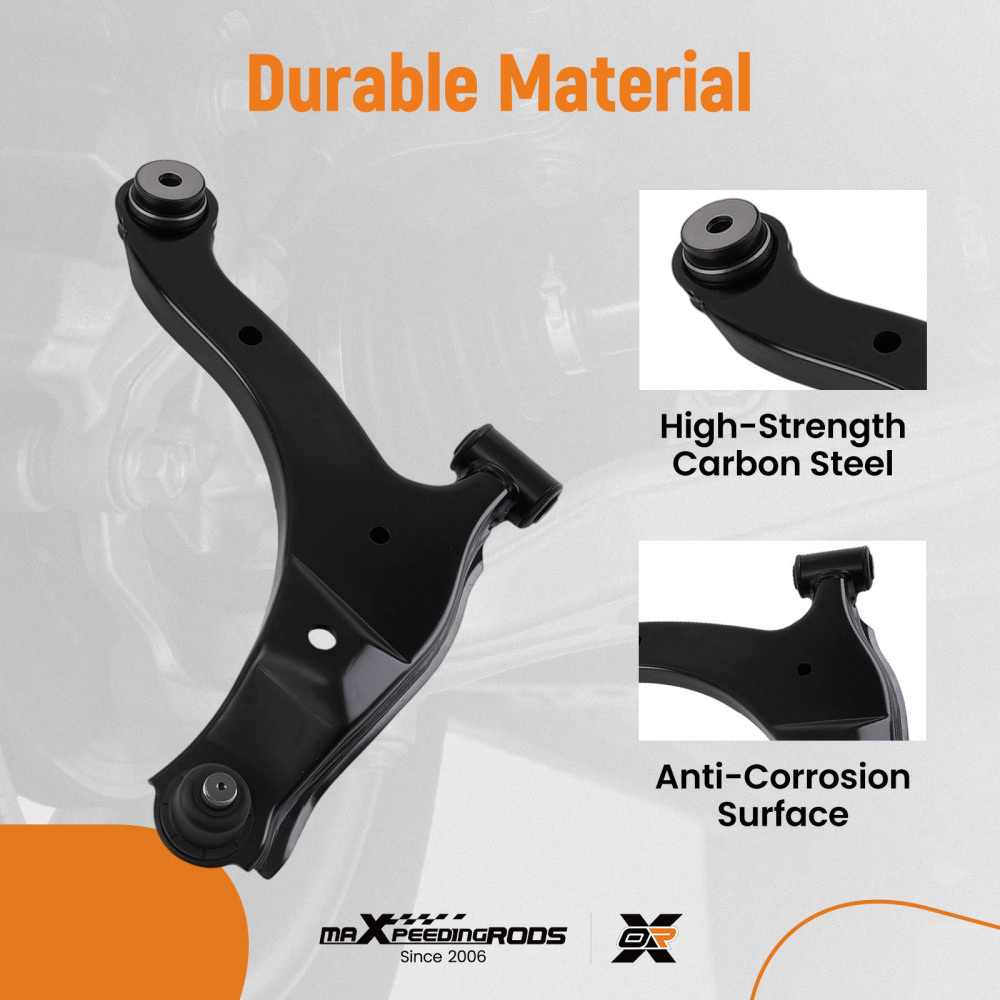 2x Front Lower Control Arm w/ Ball Joint For 2001-2010 compatible for Chrysler PT Cruiser Neon