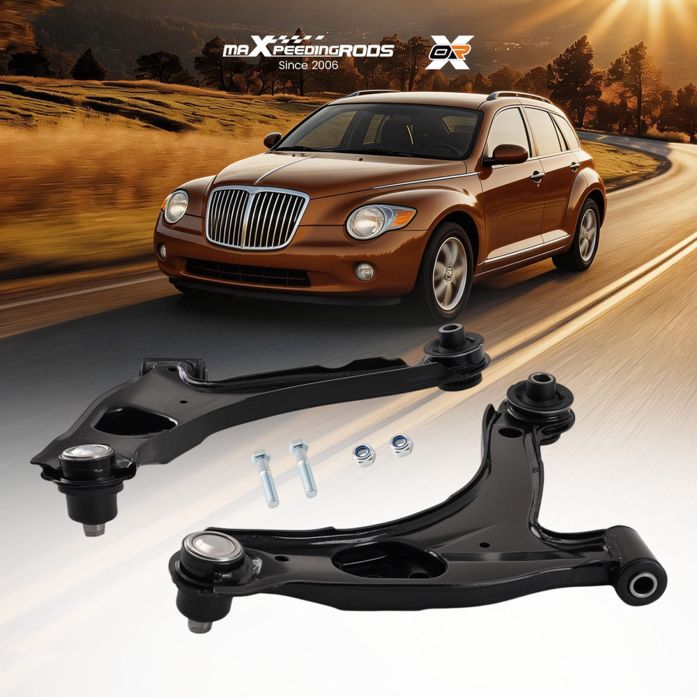 2x Front Lower Control Arm w/ Ball Joint For 2001-2010 compatible for Chrysler PT Cruiser Neon