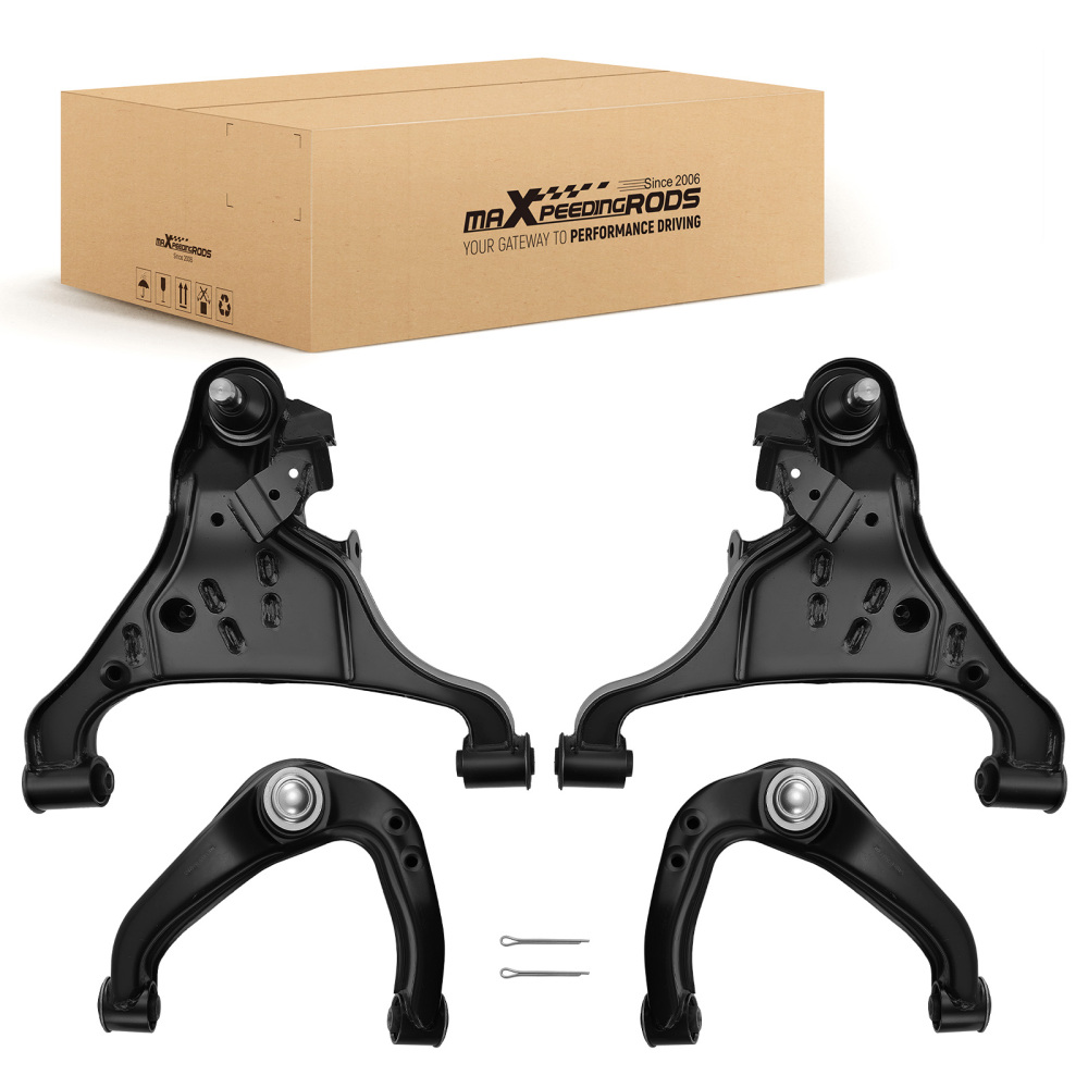 Front Upper Lower Control Arms compatible for Nissan Xterra Pathfinder Frontier 2005-2020