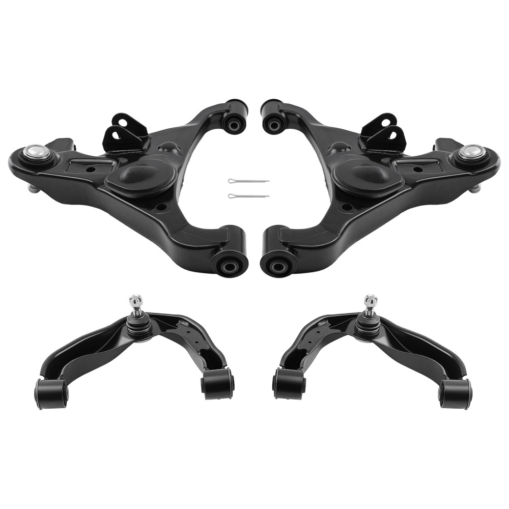 Front Upper Lower Control Arms compatible for Nissan Xterra Pathfinder Frontier 2005-2020