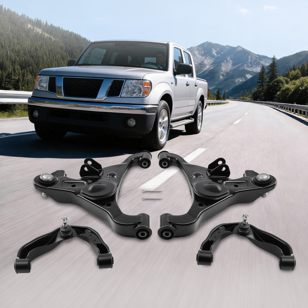 Front Upper Lower Control Arms compatible for Nissan Xterra Pathfinder Frontier 2005-2020