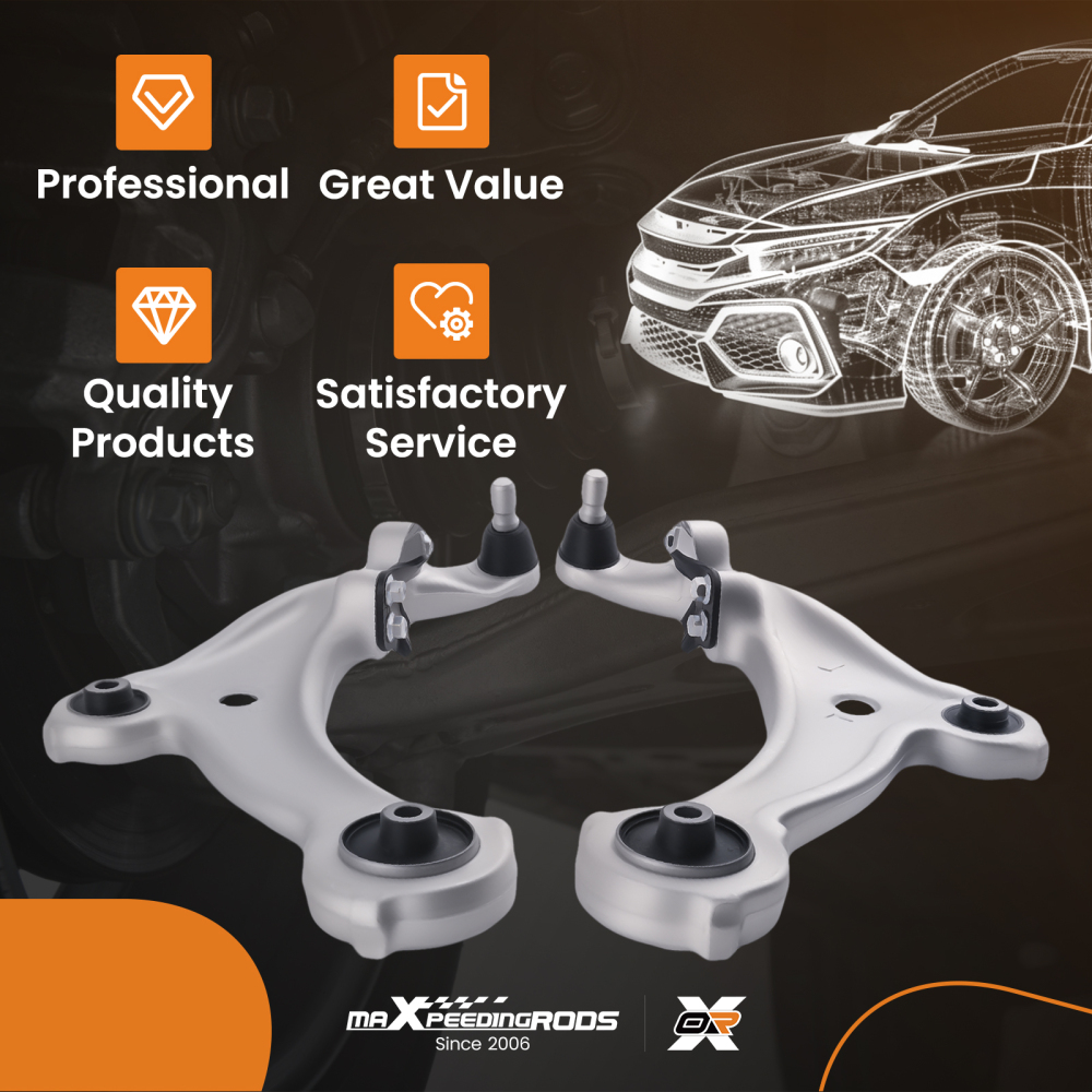 FRONT LOWER LEFTRIGHT SUSPENSION WISHBONE CONTROL ARM compatible for NISSAN ELGRAND E52 E5