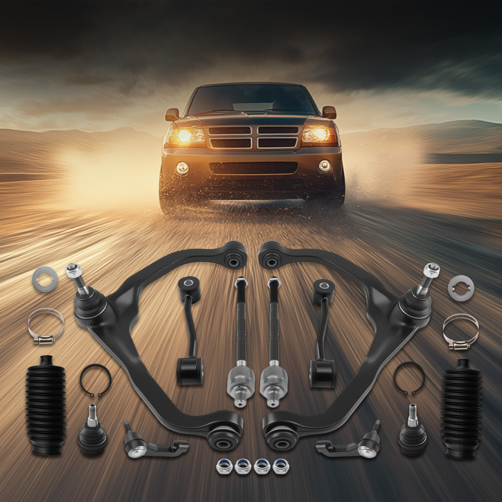 Front Upper Control Armd Ball Joint Tie Rod compatible for Dodge Nitro 07-2011 compatible for Jeep Liberty