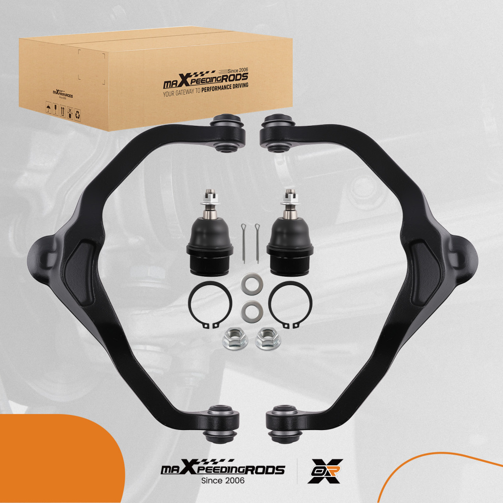 4x Front Upper Control Arm Lower Ball Joint for 2007-11 compatible for Dodge Nitro compatible for Jeep Liberty