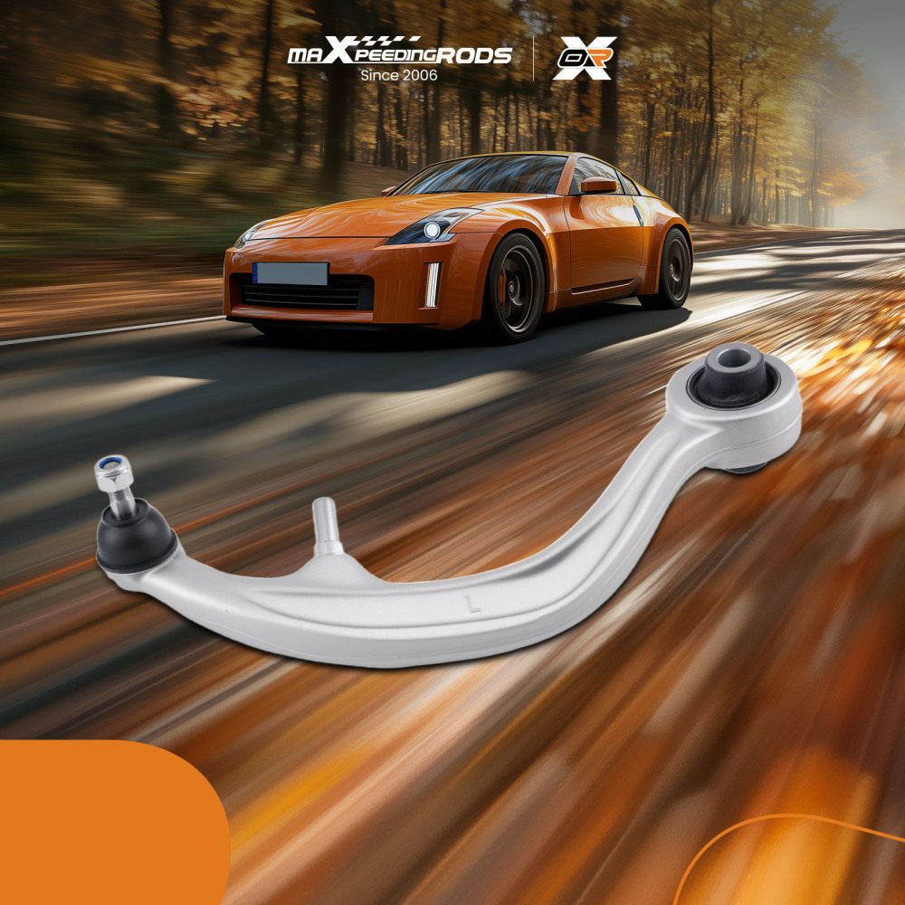 Front Lower Rearward Control Arm Compatible For Infiniti G35 Coupe 2003-2007 compatible for Nissan 350Z