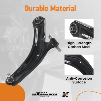 Lower Control Arms Inner Outer Tierods for 2008 2009 2010 - 2015 compatible for Nissan Rogue