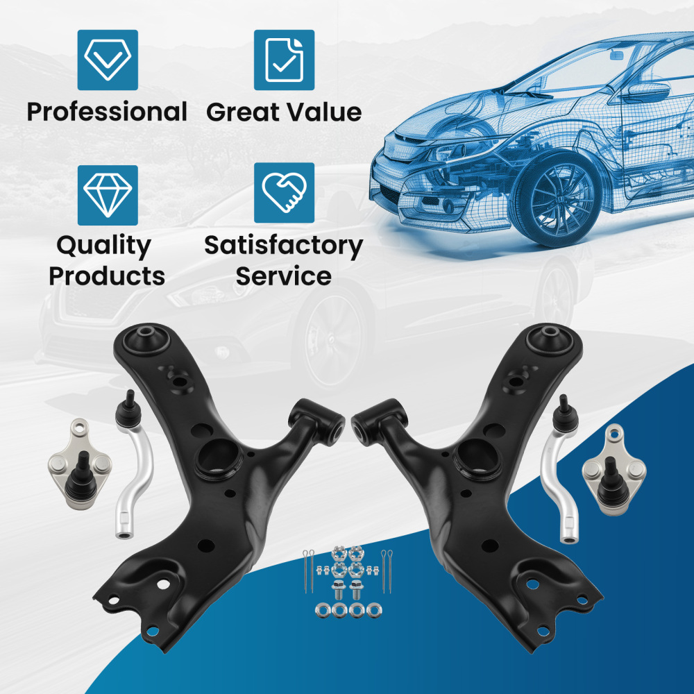 Front Lower Control Arm Ball Joint for 2006-2021 compatible for LEXUS NX200T/NX300 compatible for TOYOTA RAV4