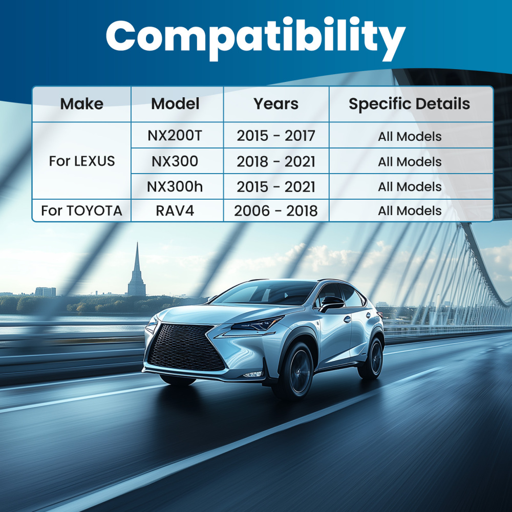 Front Lower Control Arm Ball Joint for 2006-2021 compatible for LEXUS NX200T/NX300 compatible for TOYOTA RAV4