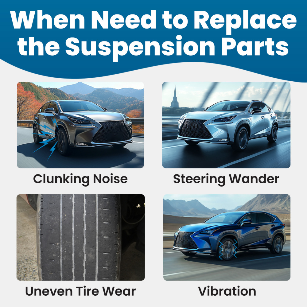 Front Lower Control Arm Ball Joint for 2006-2021 compatible for LEXUS NX200T/NX300 compatible for TOYOTA RAV4