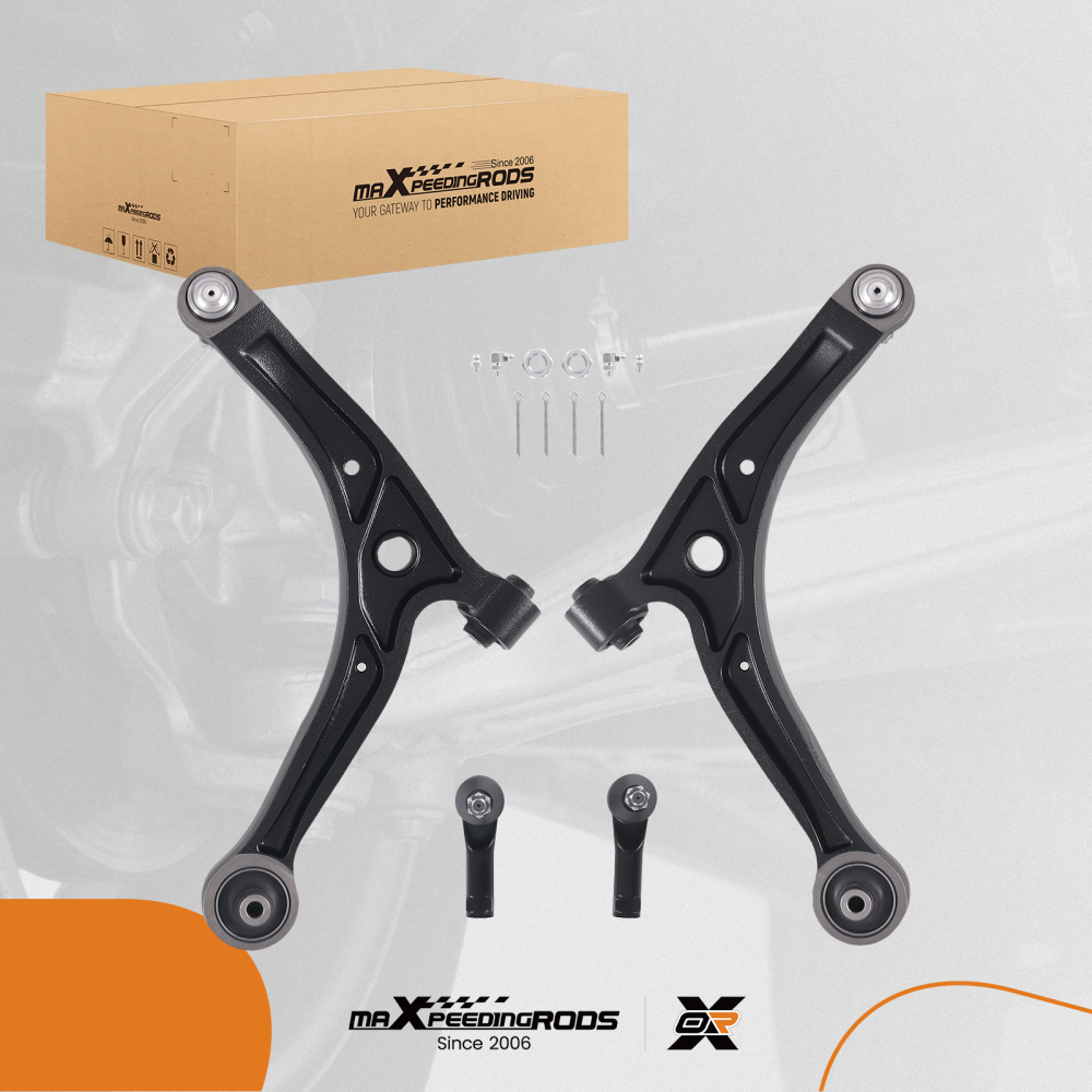 Front Lower Control Arms and Ball Joints Outer Tie Rod Links for 1999-04 Odyssey