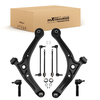 Front Control Arms Tie Rods Sway Bar End Links compatible for Honda Odyssey 2002 2003 2004