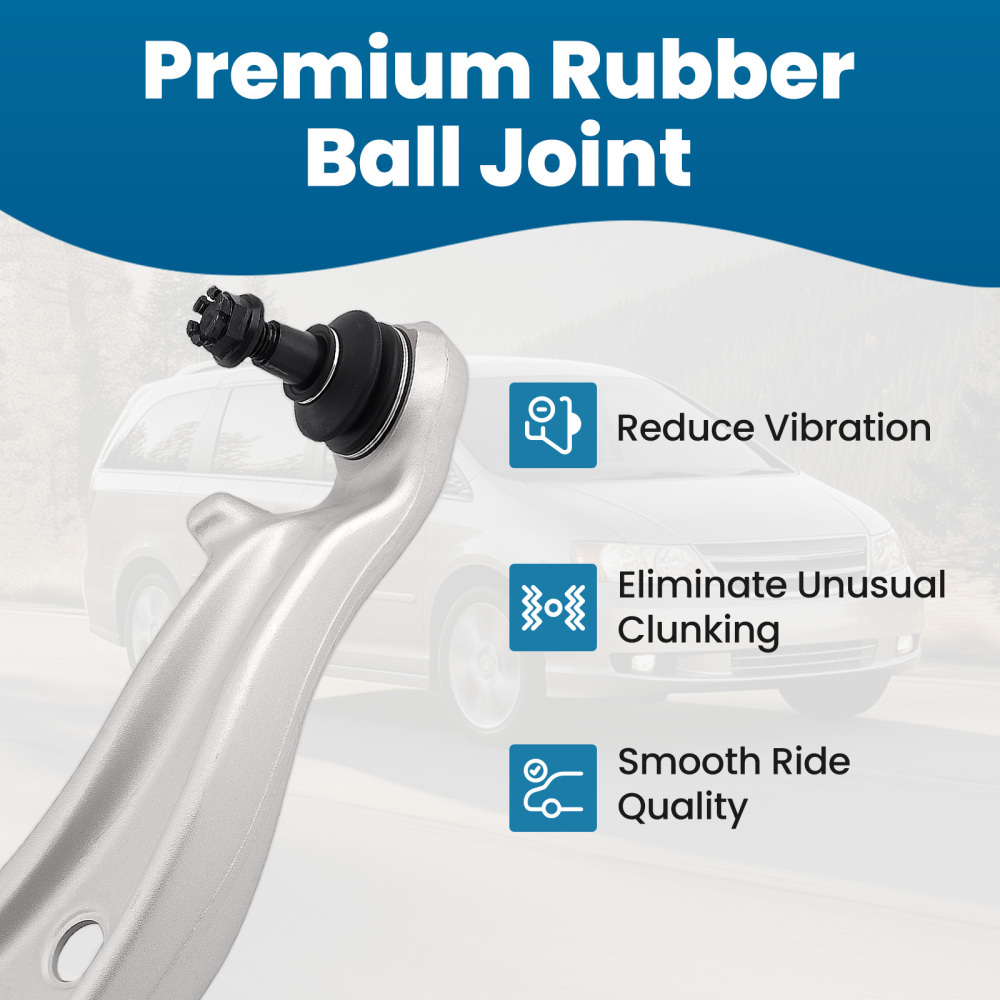 Front Left Lower Control Arm w/Ball Joint Assembly compatible for Honda Odyssey 2005 - 2010