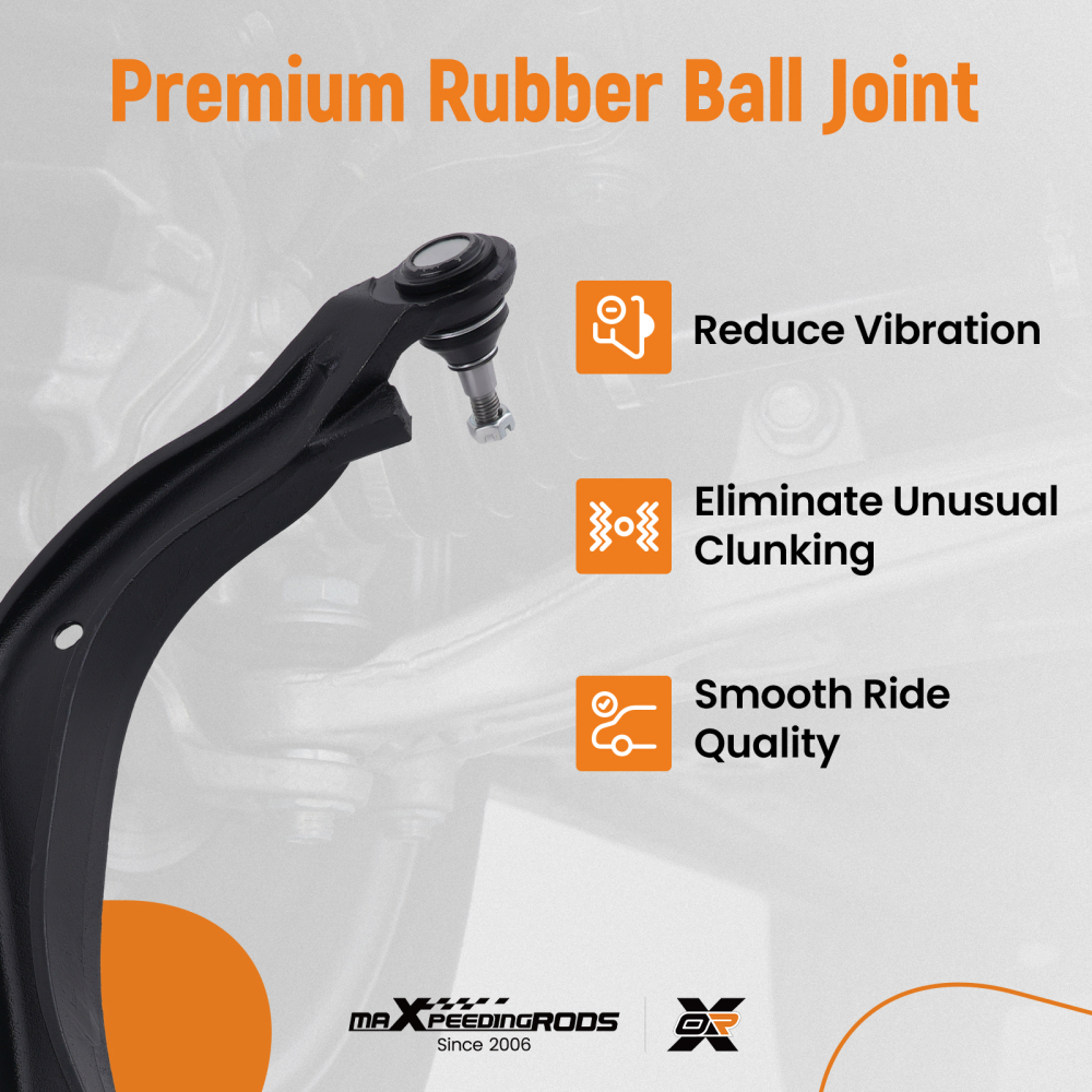 4x Front Lower Control Arms Tie Rods Kit for 2011 2012-2017 compatible for Honda Odyssey