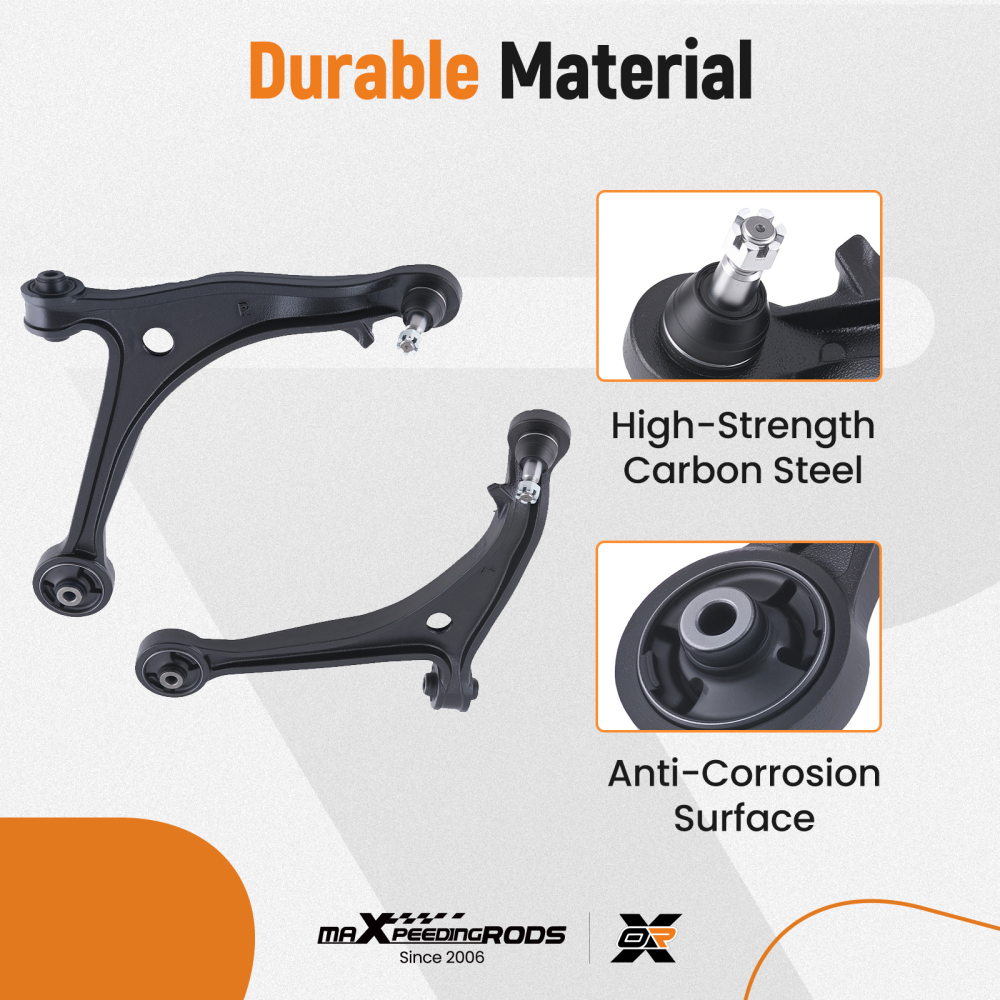 2pcs Front Lower Control Arms compatible for Honda Odyssey 2005 2006 2007 2008-2010