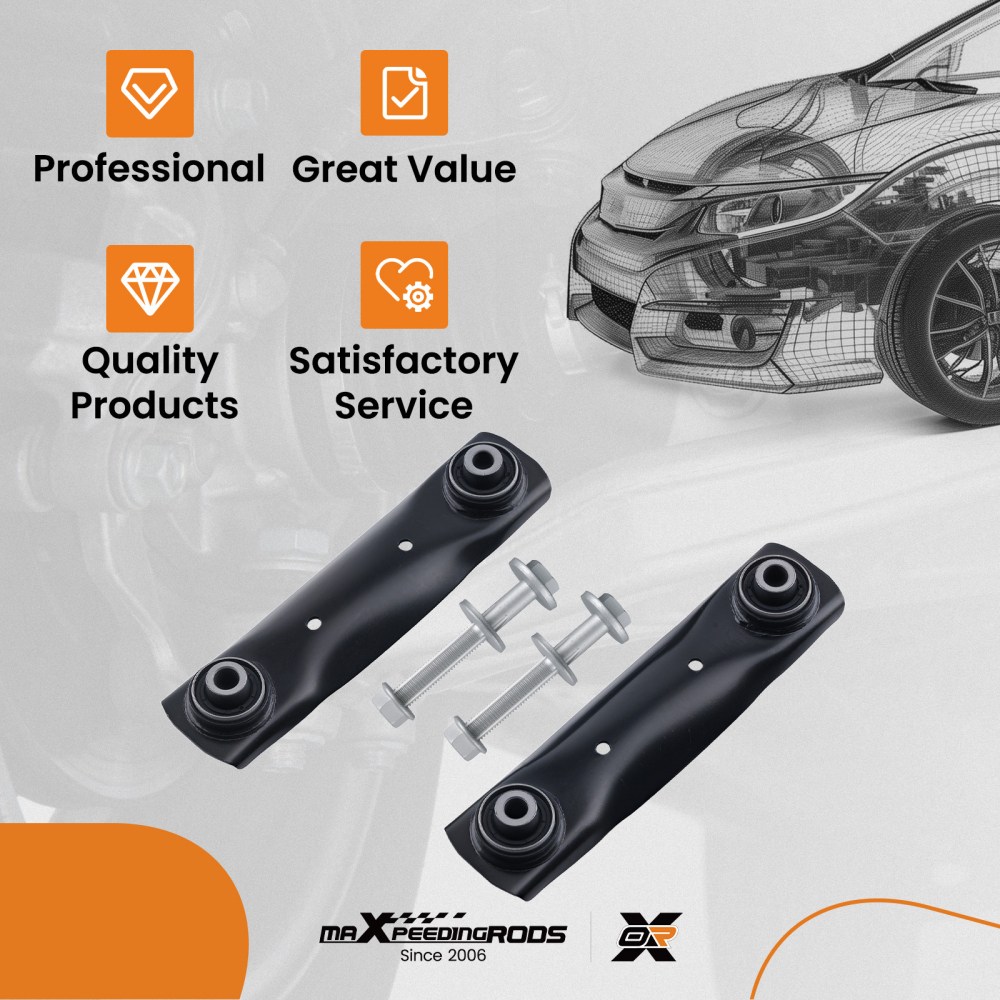 REAR LOWER CAMBER SUSPENSION CONTROL ARMSBOLTSLH+RH compatible for VAUXHALL INSIGNIA A