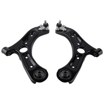 Pair Front Lower Control Arms w/ Ball Joint compatible for Kia Optima 16-20 Sportage 17-21