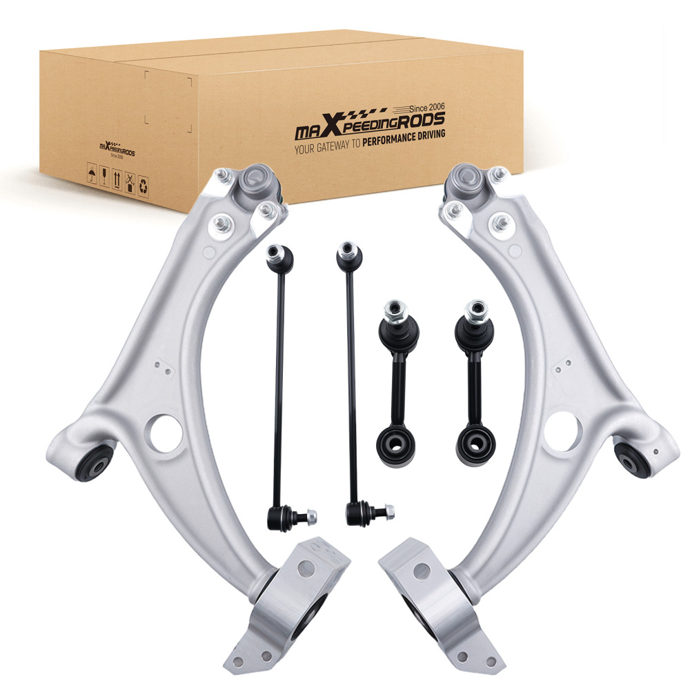 Front Lower Control Arms w/ Ball Joint Set compatible for VW CC Passat 2009-2017 K620711