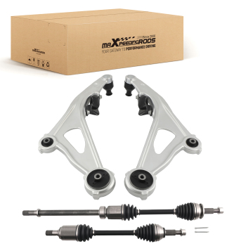 Set of 4 Front Lower Control Arm CV Axle Shaft compatible for Nissan Pathfinder 2013-17 compatible for FWD