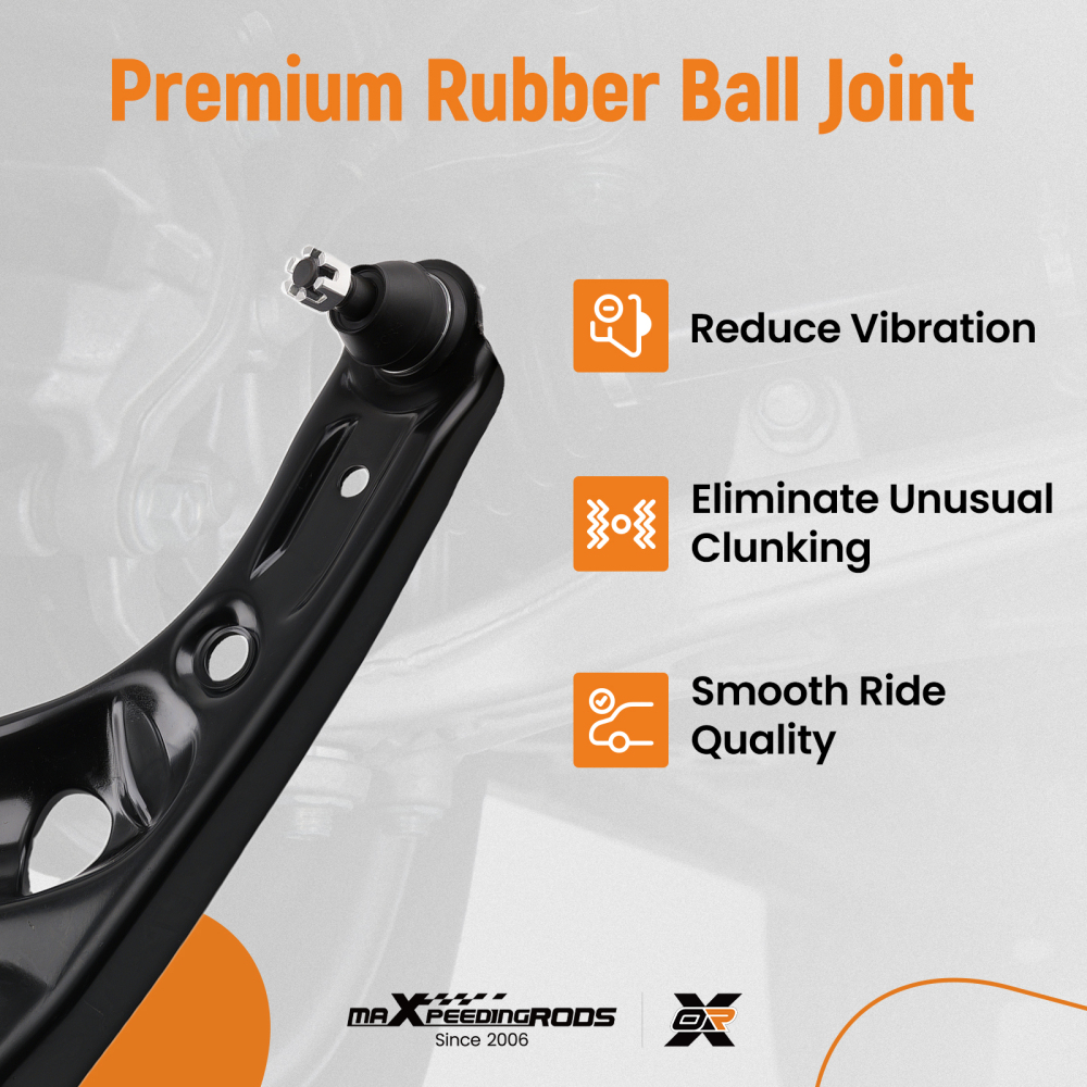 PAIR LOWER FRONT SUSPENSION CONTROL ARMS compatible for PEUGEOT 107 compatible for TOYOTA AYGO compatible for CITROEN C1