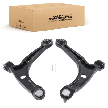 Pair Front Lower Control Arms w/ Ball Joints compatible for Honda Pilot 2003-2008 3.5L