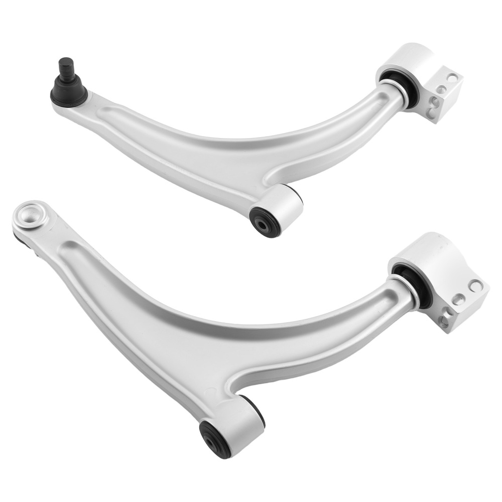 Front Lower Control Arms Outer Tie Rods for 2004-2012 compatible for Chevy Malibu Pontiac G6