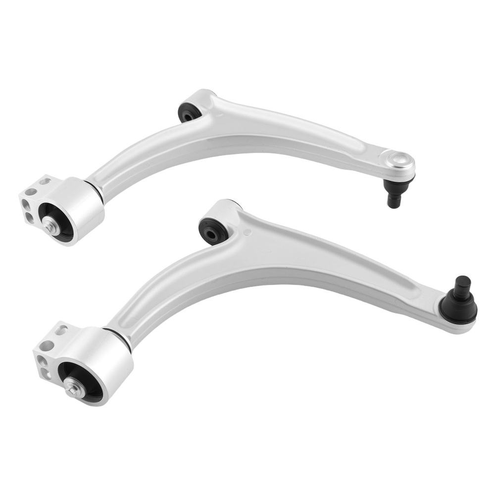 Front Lower Control Arms Outer Tie Rods for 2004-2012 compatible for Chevy Malibu Pontiac G6