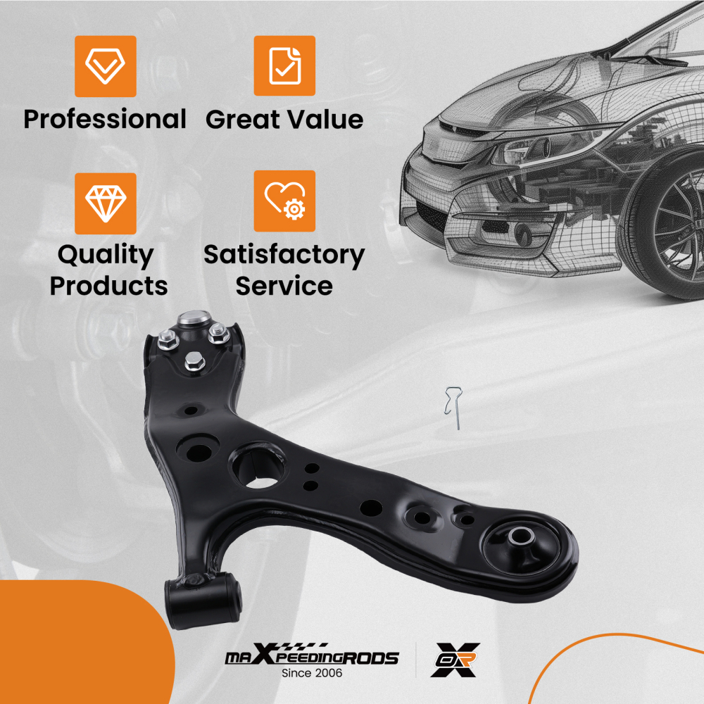 Front Lower Left Control Arm Ball Joint compatible for Lexus CT200H 2011-2017 K622203