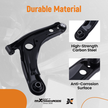 Front Lower Driver Control Arm compatible for Toyota Yaris/Prius C 2007-2019 Left D86138