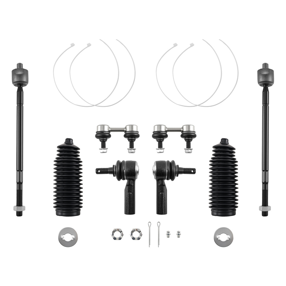 12x Front Lower Control Arm Ball Joints Tie Rods For 1998 - 2002 compatible for Chevrolet Prizm
