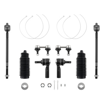 12x Front Lower Control Arm Ball Joints Tie Rods For 1998 - 2002 compatible for Chevrolet Prizm