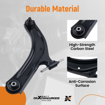 FRONT LOWER LEFT SUSPENSION CONTROL ARM WISHBONE compatible for NISSAN QASHQAI J10 X-TRAIL