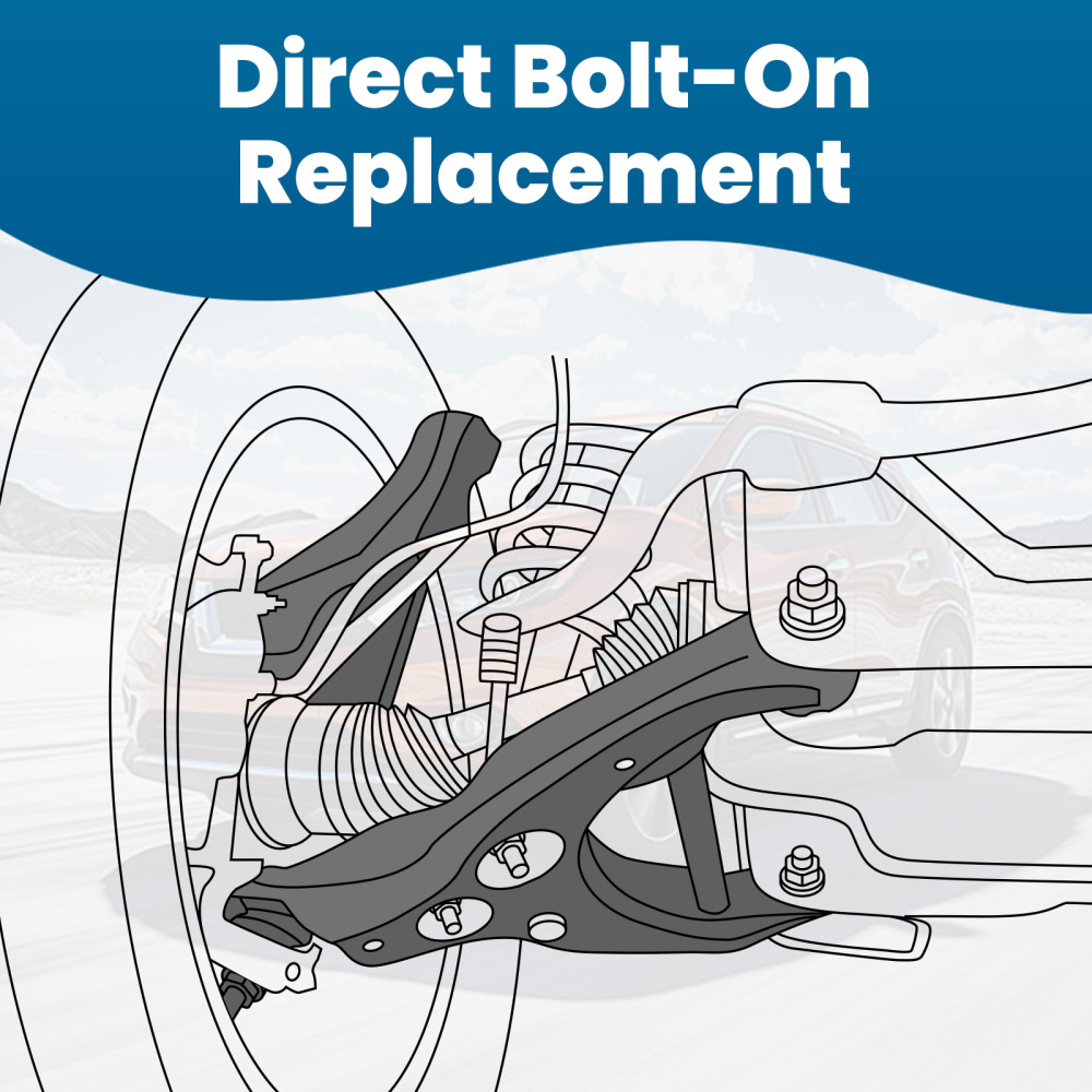 Front Left Lower Control Arm Ball Joint compatible for Nissan Rogue Sport 2014-2022 Qashqai