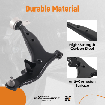 Front Lower Control Arm Ball Joint Sway Bar Tie Rod for 2004 - 2009 compatible for Nissan Quest