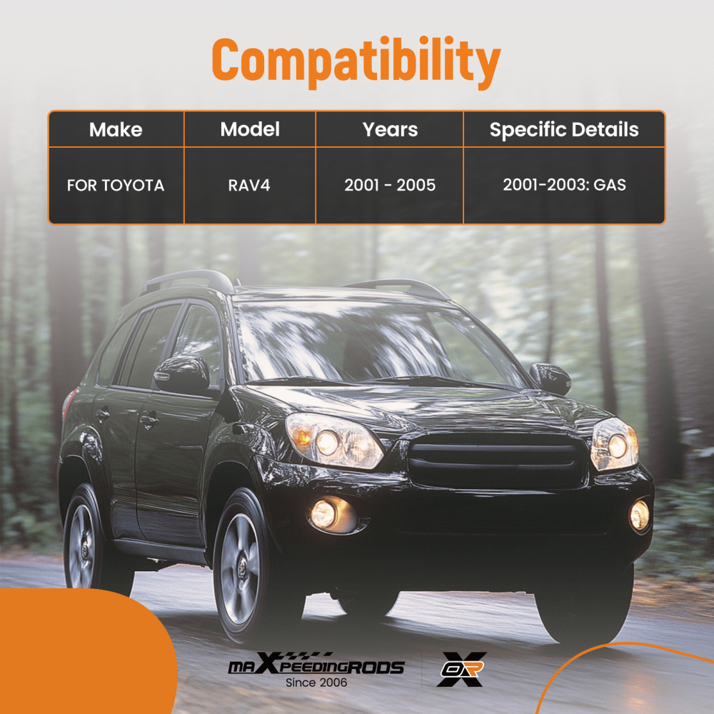 Front Lower Control Arm Ball Joint Set compatible for Toyota RAV4 2001-2005 K640212 K640213