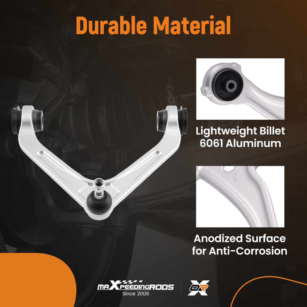 1pc Front Upper Suspension Control Arm w/Ball Joint compatible for Dodge Ram 1500 2500 3500