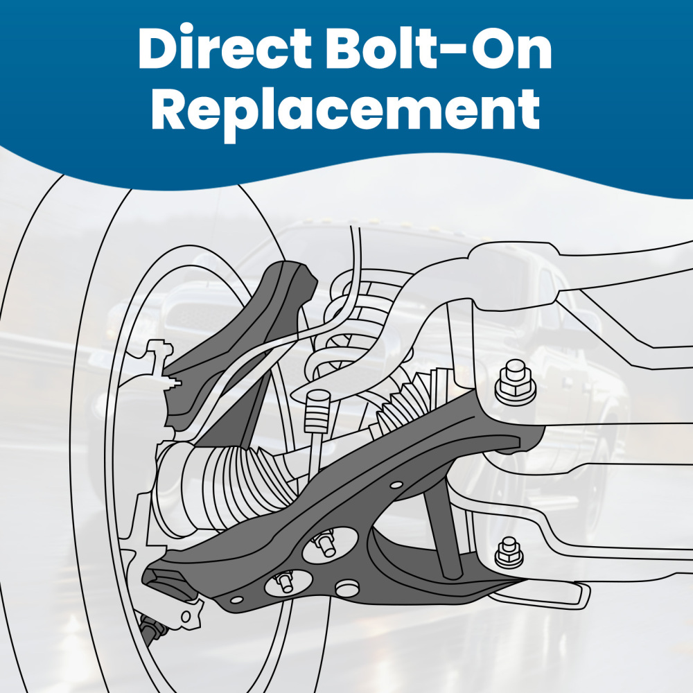 2pc Front Lower Control Arm compatible for Dodge Ram 1500 2006-2008 2500 3500 2003-2009 4WD