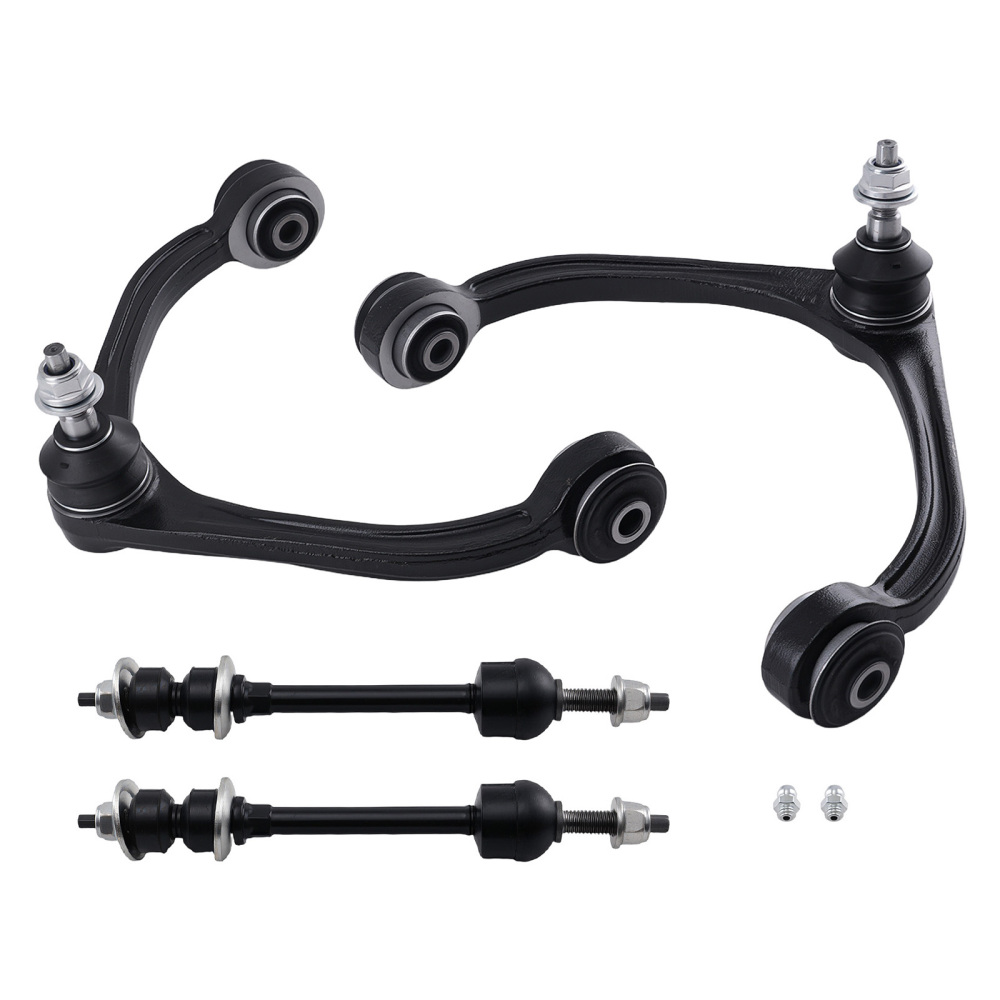 4x Front Upper Control Arms Sway Bars for 2005-10 compatible for Dodge Dakota compatible for Mitsubishi Raider