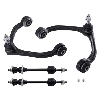 4x Front Upper Control Arms Sway Bars for 2005-10 compatible for Dodge Dakota compatible for Mitsubishi Raider