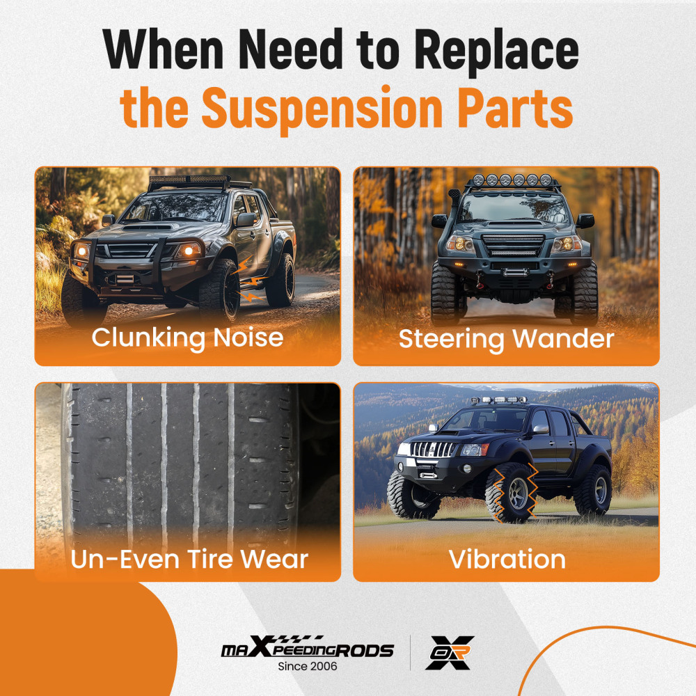 4x Front Upper Control Arms Sway Bars for 2005-10 compatible for Dodge Dakota compatible for Mitsubishi Raider