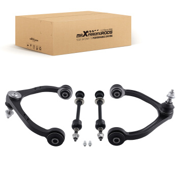 4x Front Upper Control Arms Sway Bars for 2005-10 compatible for Dodge Dakota compatible for Mitsubishi Raider