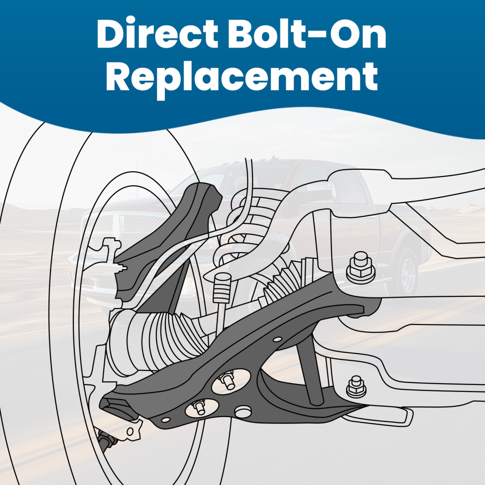 Front Lower LHRH Control Arm W/ball Joint compatible for Dodge Ram 1500 2006-2023 4WD Only
