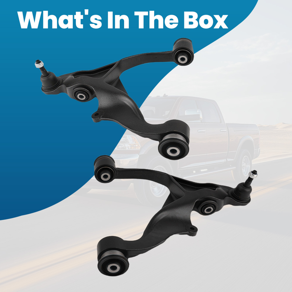 Front Lower LHRH Control Arm W/ball Joint compatible for Dodge Ram 1500 2006-2023 4WD Only