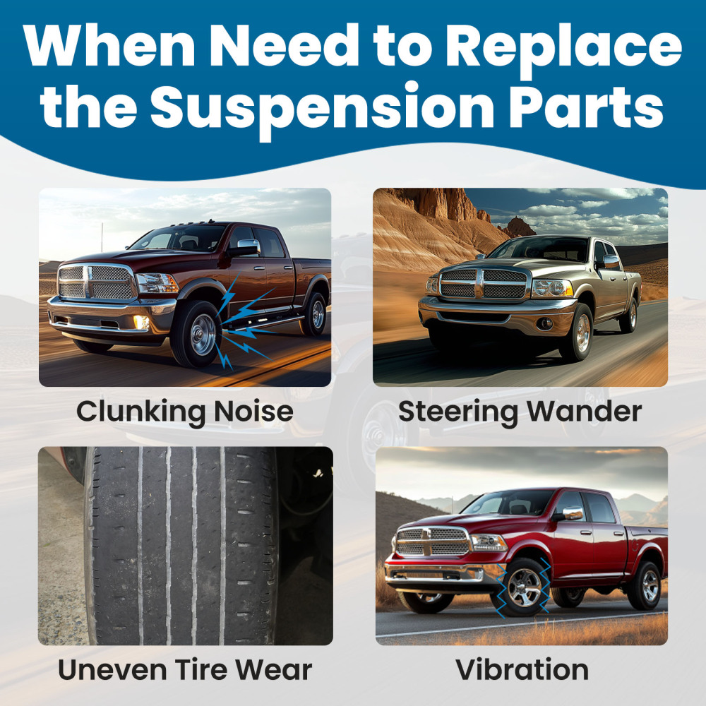 Front Lower LHRH Control Arm W/ball Joint compatible for Dodge Ram 1500 2006-2023 4WD Only