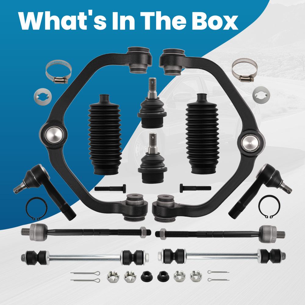 maXpeedingrods 12Pcs Front Suspension Kit Compatible for Ford Ranger 1998-2011 2WD, for Mazda B2300 B2500 B3000 B4000